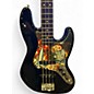 Used Fender STD JAZZ BASS RW Black Electric Bass Guitar