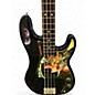 Used Fender Standard Precision Bass Black Electric Bass Guitar