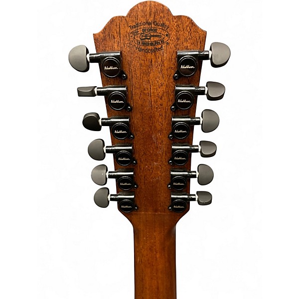 Used Washburn wcg15sce12-0 Natural 12 String Acoustic Electric Guitar