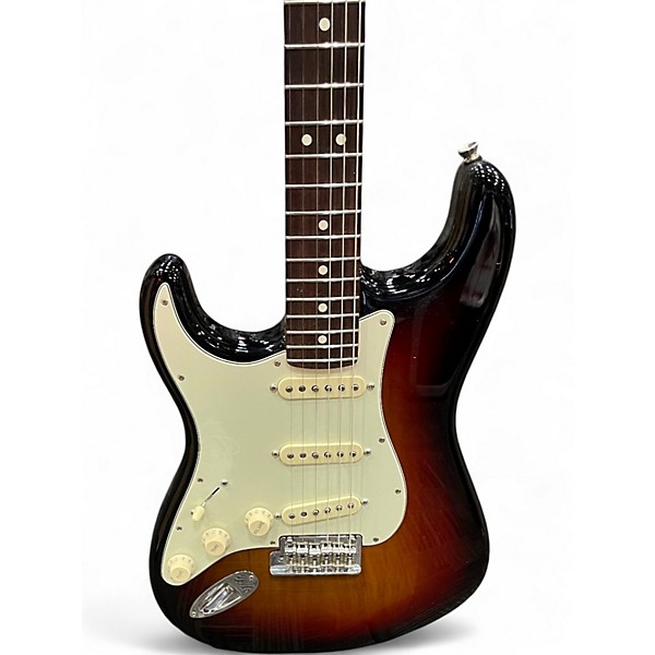 Used Fender American Professional Stratocaster Left handed 3 Color Sunburst Solid Body Electric Guitar
