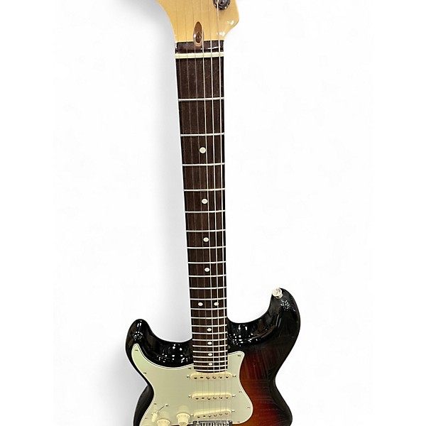 Used Fender American Professional Stratocaster Left handed 3 Color Sunburst Solid Body Electric Guitar
