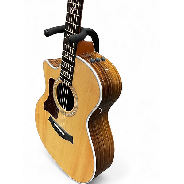 Used Taylor 414CER Left Handed Natural Acoustic Electric Guitar