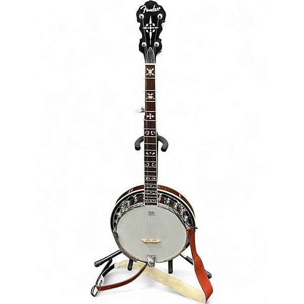 Used Fender FB54 5 String Black Banjo
