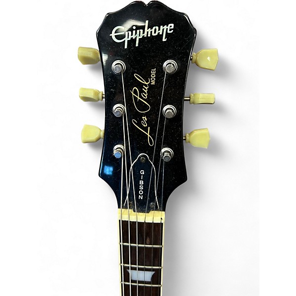 Used Epiphone MIK FLAME TOP STANDARD Heritage Cherry Solid Body Electric Guitar