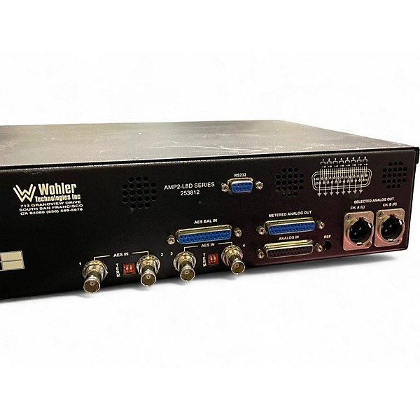 Used Wohler Technologies L8 AMP2 Digital Audio Monitor Signal Processor