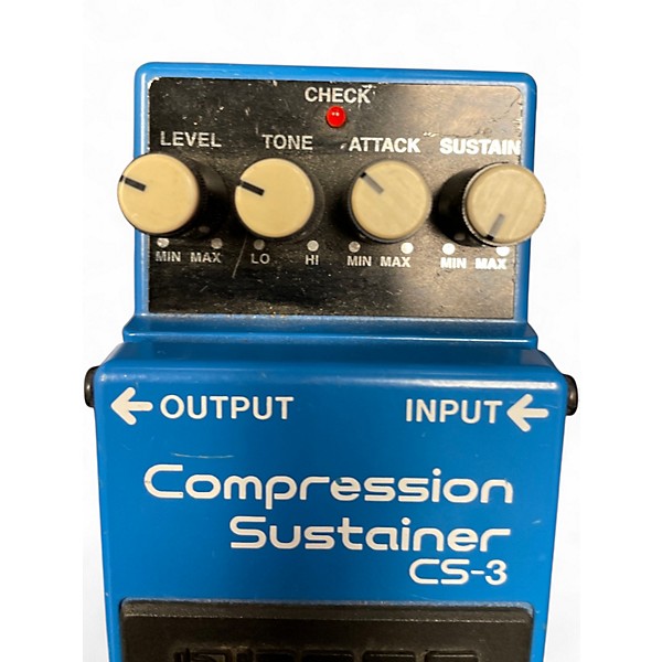 Used BOSS CS3 Compressor Sustainer Effect Pedal