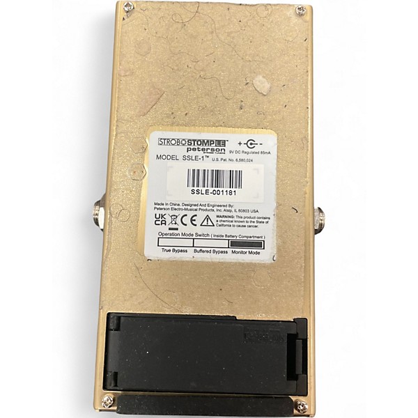 Used Peterson Strobo Stomp LE 75th Anniversary Edition Tuner Pedal