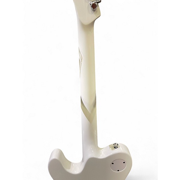 Used Fender JA90 Jim Adkins Thinline Telecaster Alpine White Hollow Body Electric Guitar