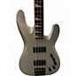 Used Jackson Dave Ellefson Signature CBX Silver Electric Bass Guitar