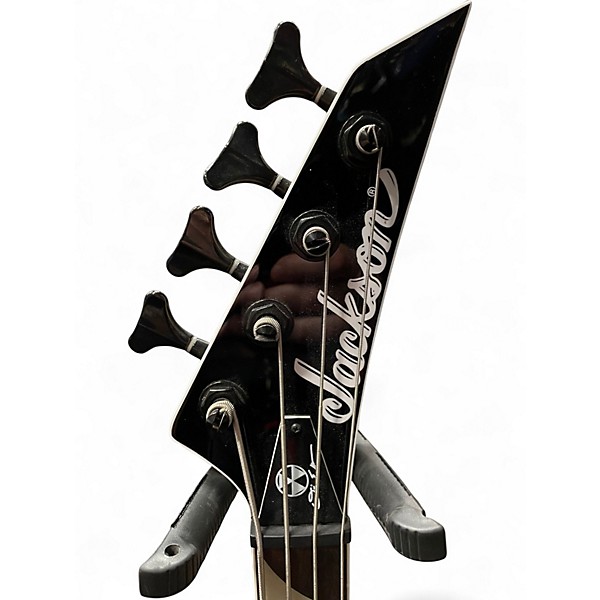 Used Jackson Dave Ellefson Signature CBX Silver Electric Bass Guitar