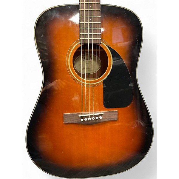 Used Fender CD60 Dreadnought Sunburst Acoustic Guitar