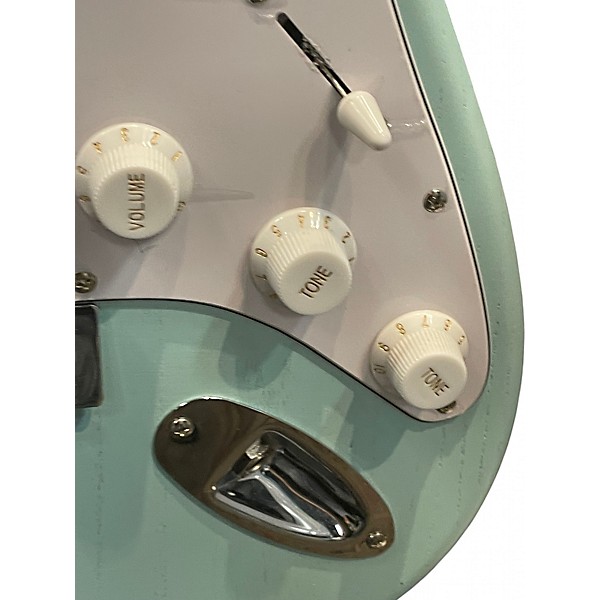 Used Donner STRAT Blue Solid Body Electric Guitar