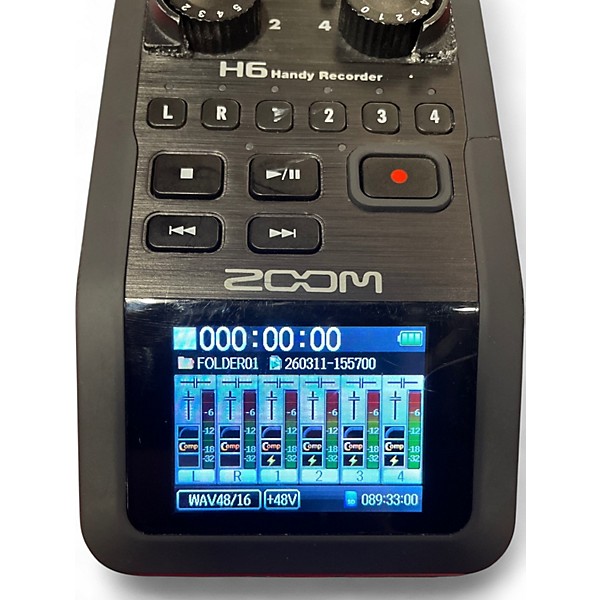 Used Zoom H6 MultiTrack Recorder