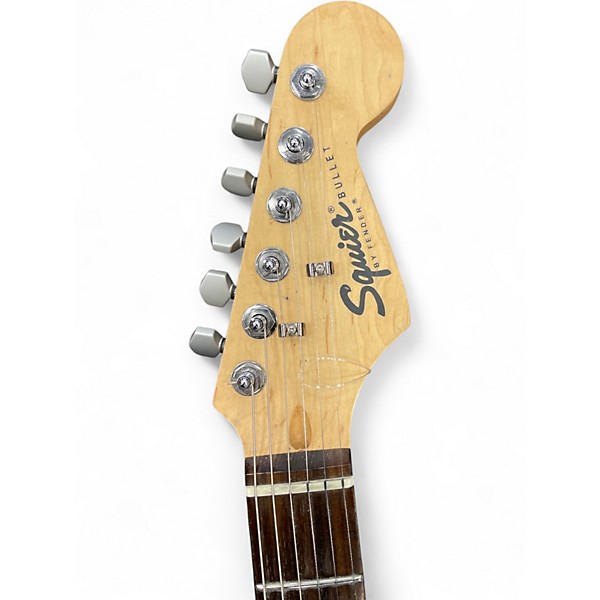 Used Squier Bullet Stratocaster Olympic White Solid Body Electric Guitar