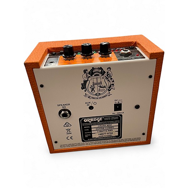 Used Orange Amplifiers Crush Mini 3W Guitar Combo Amp