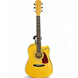 Used Fender DG22CE Natural Acoustic Electric Guitar