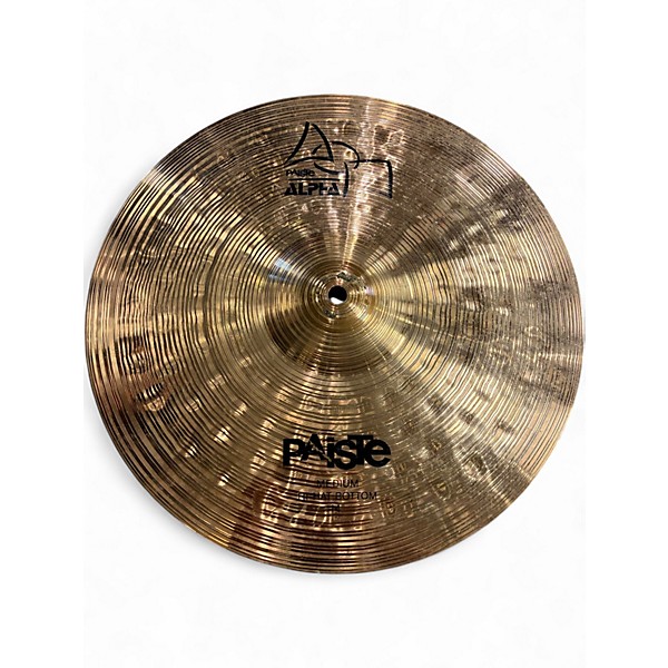 Used Paiste 14in Alpha Medium Hi Hat Pair Cymbal