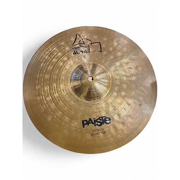 Used Paiste 14in Alpha Medium Hi Hat Pair Cymbal