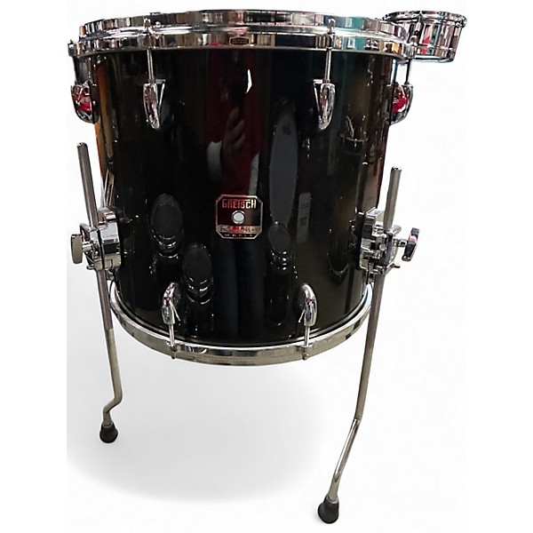 Used Gretsch Drums 5 Piece Renown Black Drum Kit