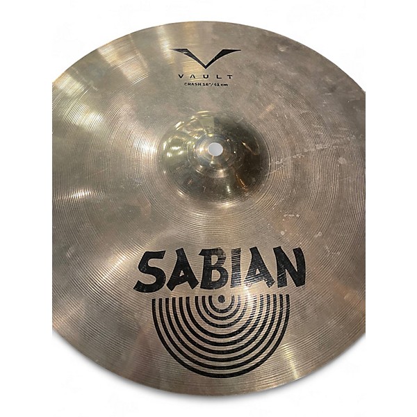 Used SABIAN 16in Vault Crash Brilliant Cymbal