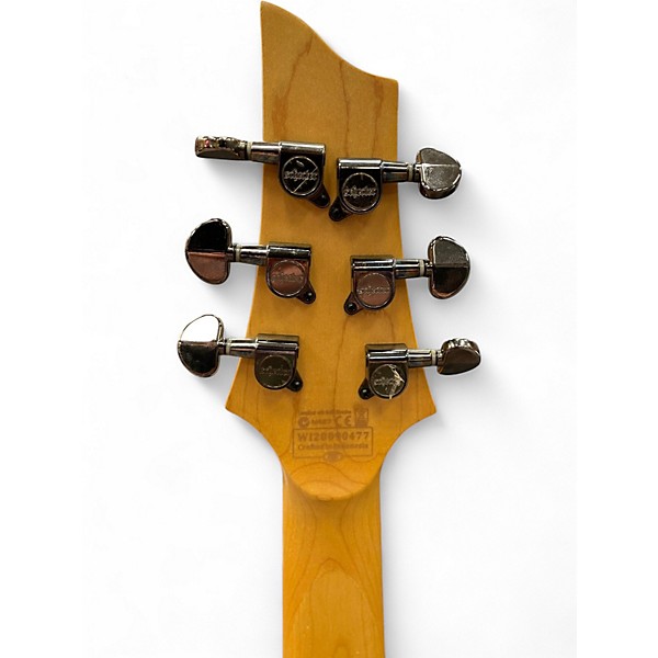 Used Schecter Guitar Research Demon 6 Crimson Red Burst Solid Body Electric Guitar