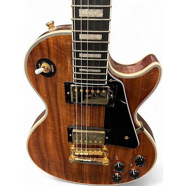 Used Epiphone Les Paul Custom Natural Solid Body Electric Guitar