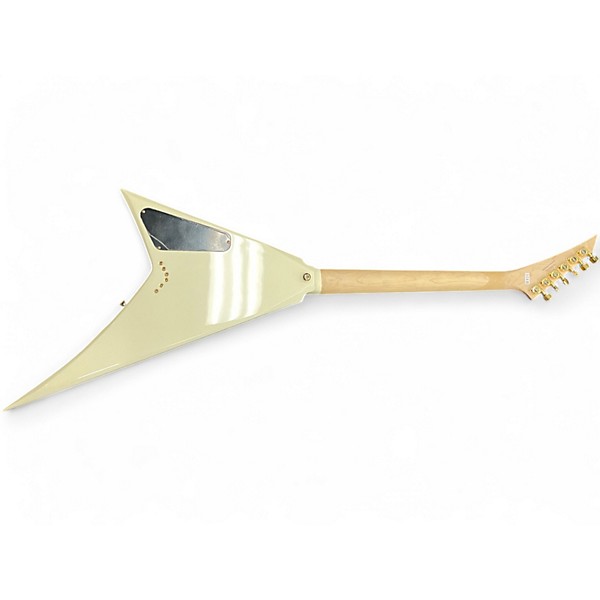 Used Jackson RRT Randy Rhoads Pro Series Ivory with Black Pinstripe Solid Body Electric Guitar