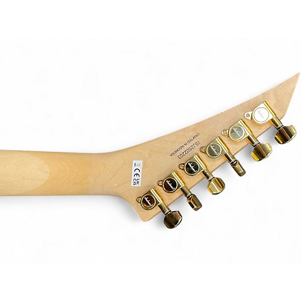 Used Jackson RRT Randy Rhoads Pro Series Ivory with Black Pinstripe Solid Body Electric Guitar