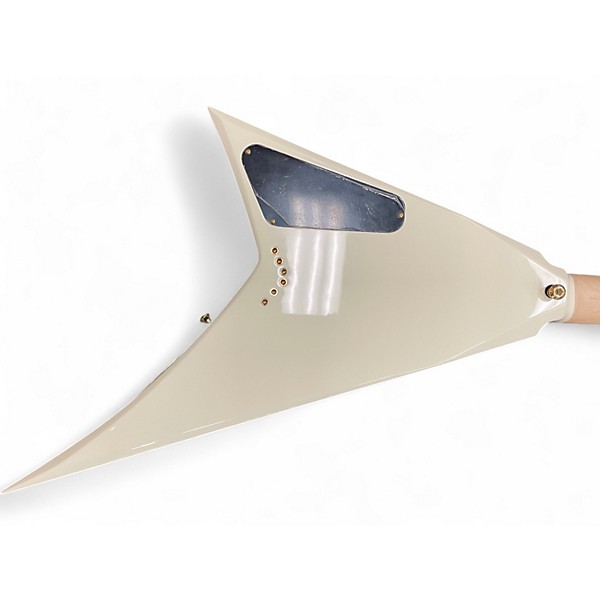 Used Jackson RRT Randy Rhoads Pro Series Ivory with Black Pinstripe Solid Body Electric Guitar