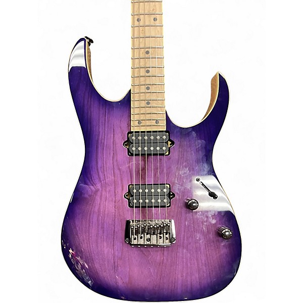 Used Ibanez RG652AHMFX Royal Plum Burst Solid Body Electric Guitar