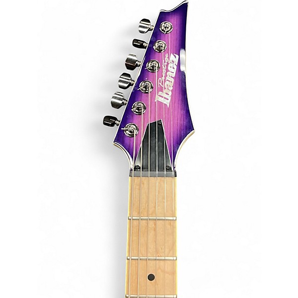 Used Ibanez RG652AHMFX Royal Plum Burst Solid Body Electric Guitar