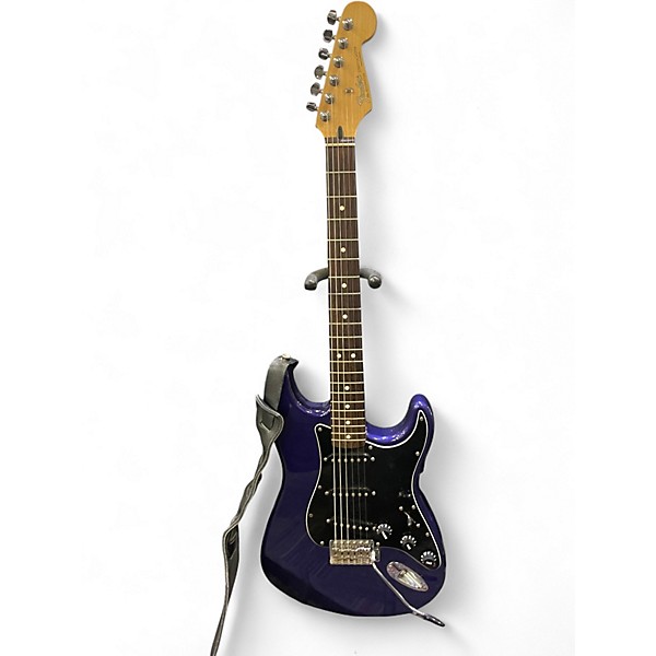 Used Fender Standard Stratocaster Midnight Blue Solid Body Electric Guitar