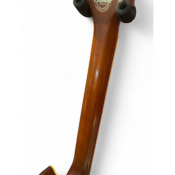 Used 2016 Epiphone Les Paul Traditional PRO II Tobacco Burst Solid Body Electric Guitar