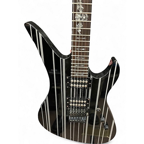 Used Schecter Guitar Research Synyster Gates Signature Standard PINSTRIPE BLACK Solid Body Electric Guitar