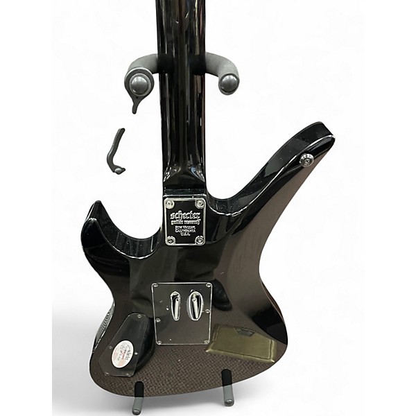 Used Schecter Guitar Research Synyster Gates Signature Standard PINSTRIPE BLACK Solid Body Electric Guitar