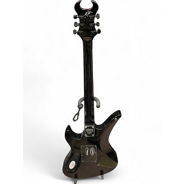 Used Schecter Guitar Research Synyster Gates Signature Standard PINSTRIPE BLACK Solid Body Electric Guitar