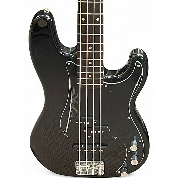 Used Squier Affinity Precision Bass Black Electric Bass Guitar