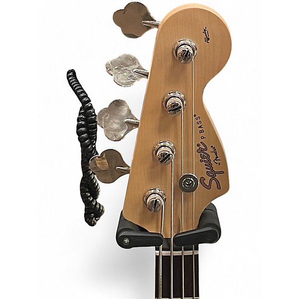Used Squier Affinity Precision Bass Black Electric Bass Guitar