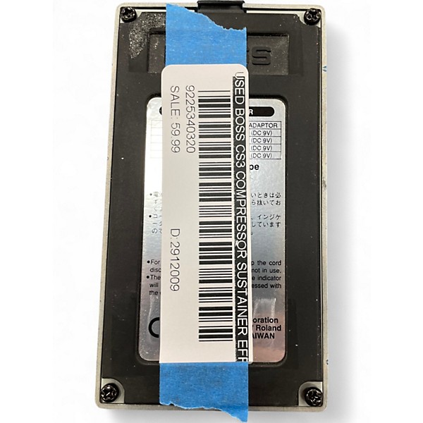 Used BOSS CS3 Compressor Sustainer Effect Pedal