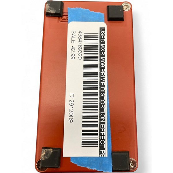 Used MXR M69 Prime Distortion Effect Pedal