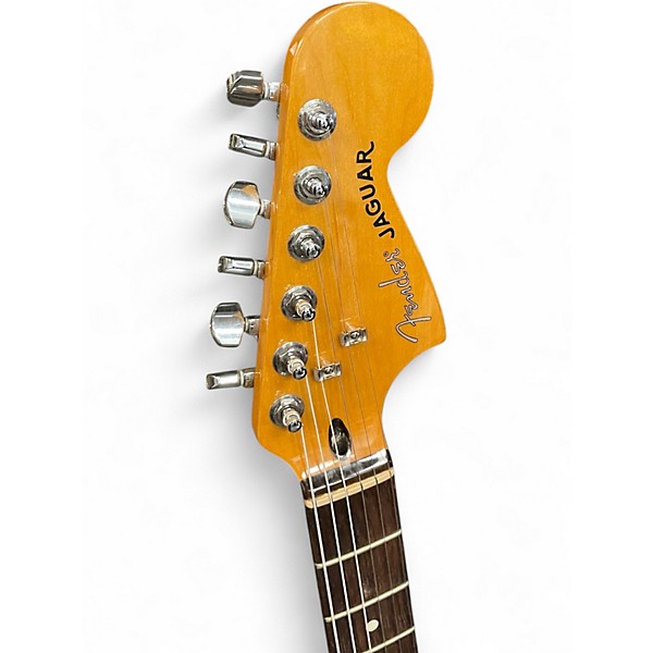 Used Fender Modern Player Jaguar Chocolate Burst Solid Body Electric Guitar