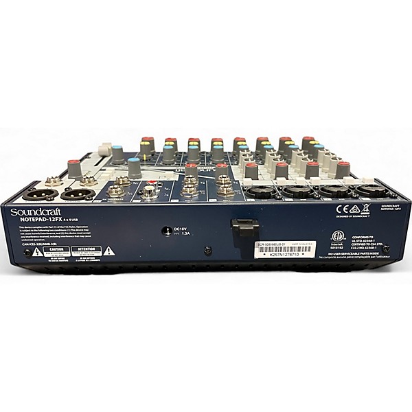 Used Soundcraft Notepad 12FX Unpowered Mixer