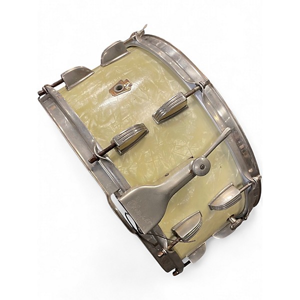 Vintage 1950s Ludwig 14X6.5 WFL Classic Ray McKinlay 902 Model Antique Pearl Drum