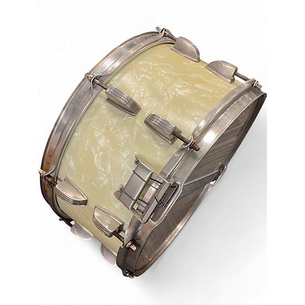 Vintage 1950s Ludwig 14X6.5 WFL Classic Ray McKinlay 902 Model Antique Pearl Drum