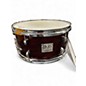 Used Rocks Drum Company 14X6.5 Snare Drum Wine Red Metallic Drum thumbnail