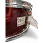 Used Rocks Drum Company 14X6.5 Snare Drum Wine Red Metallic Drum