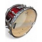 Used Rocks Drum Company 14X6.5 Snare Drum Wine Red Metallic Drum