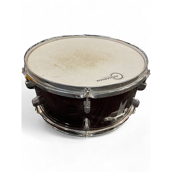 Used Rocks Drum Company 14X6.5 Snare Drum Wine Red Metallic Drum