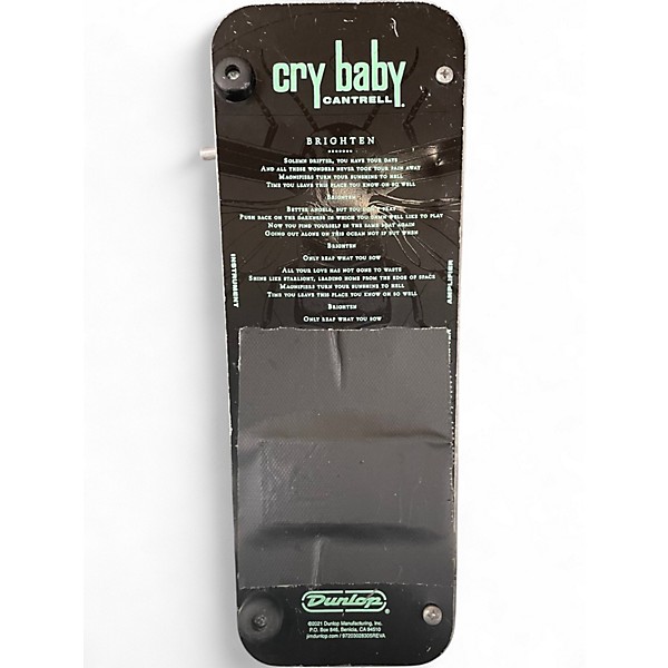 Used Dunlop BRIGHTEN JERRY CANTRELL WAH Effect Pedal