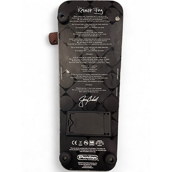 Used Dunlop RAINIER FOG WAH Effect Pedal